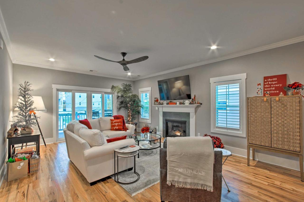 Bright Coastal Abode With Porch And Beach Access! Carolina Beach Luaran gambar
