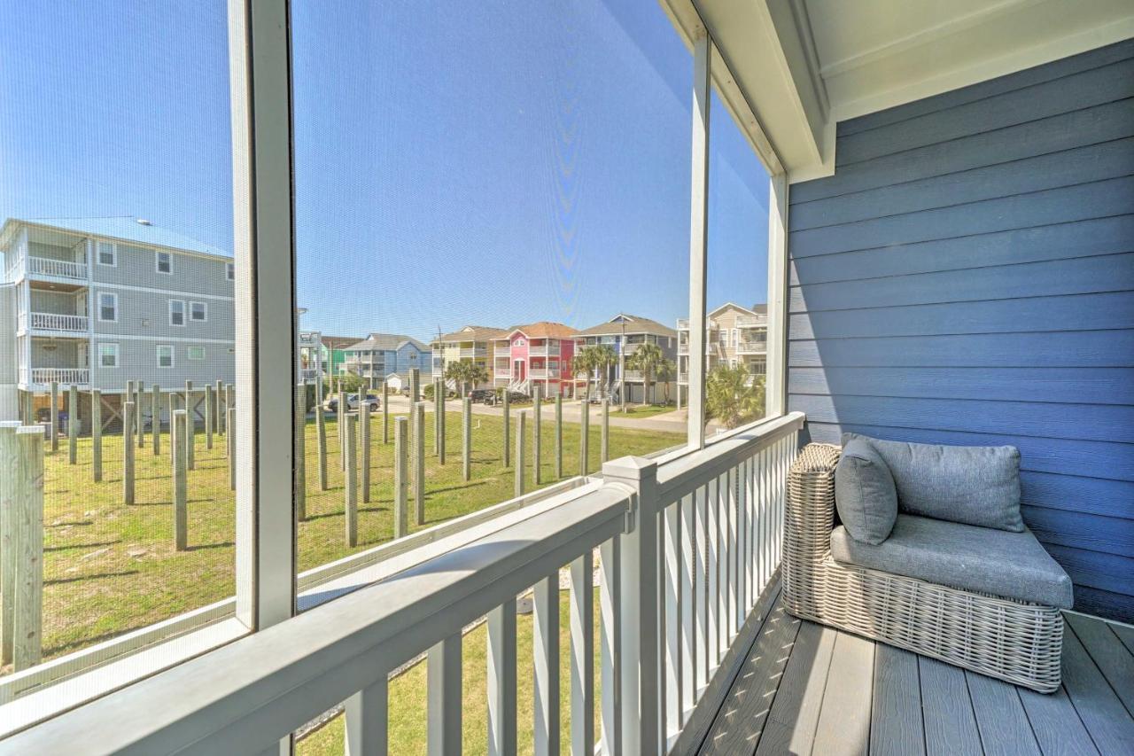 Bright Coastal Abode With Porch And Beach Access! Carolina Beach Luaran gambar