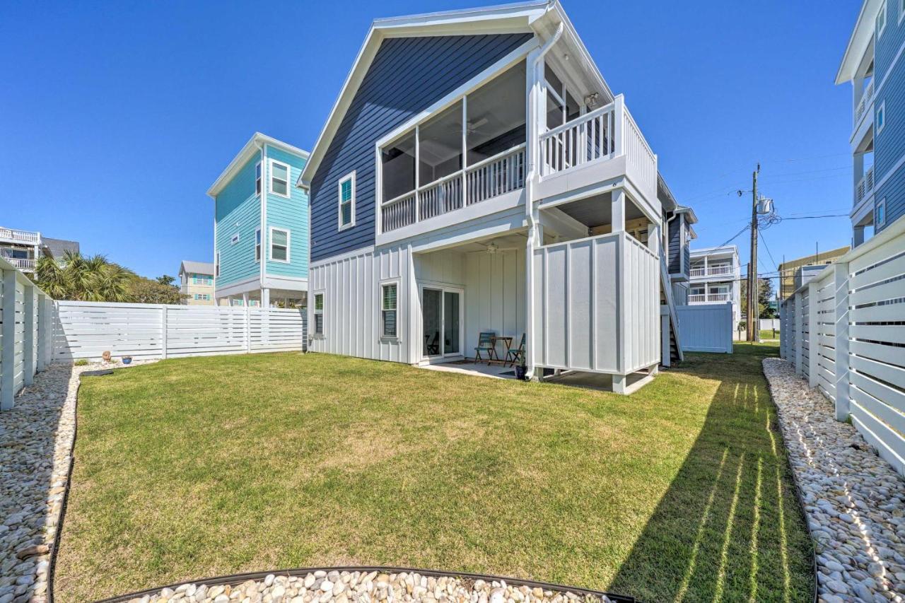 Bright Coastal Abode With Porch And Beach Access! Carolina Beach Luaran gambar